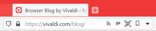 Address bar with the Feeds subscription button